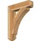 Ekena Millwork Thorton Craftsman Rough Sawn Bracket, Western Red Cedar, 4"W x 20"D x 24"H BKT04X20X24THR04RWR - alternate 1